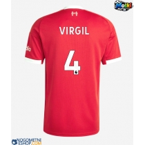 Moški Nogometni dresi Liverpool Virgil van Dijk #4 Domači 2025-26 Kratek Rokav